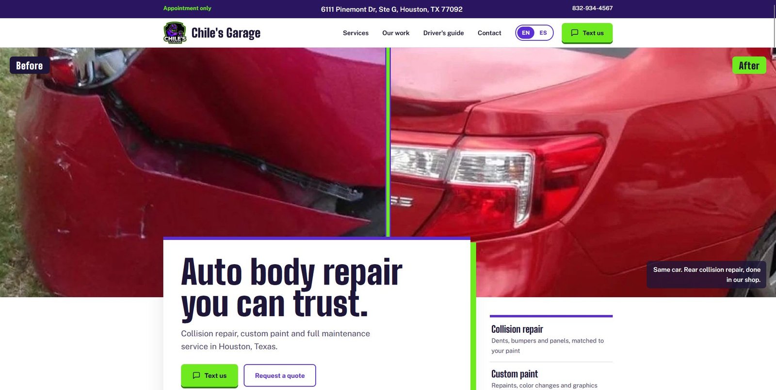 Chile's Garage main screenshot